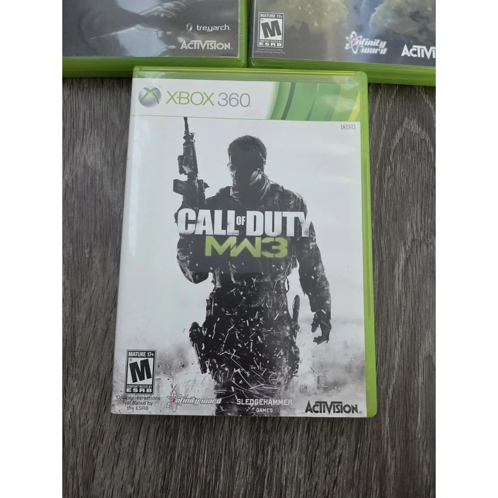 Call Of Duty Xbox 360 Games (Lot of 3)